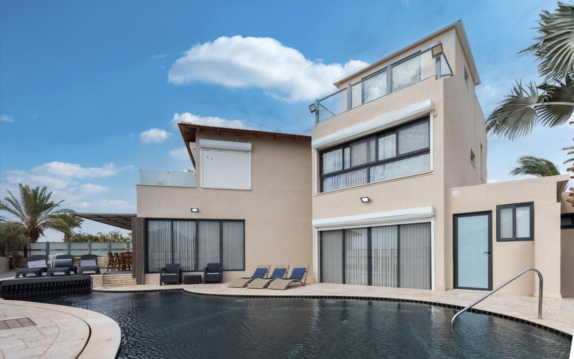 אילת Villa Daniela heated pool וילה דניאלה בריכה מחוממת מראה חיצוני תמונה